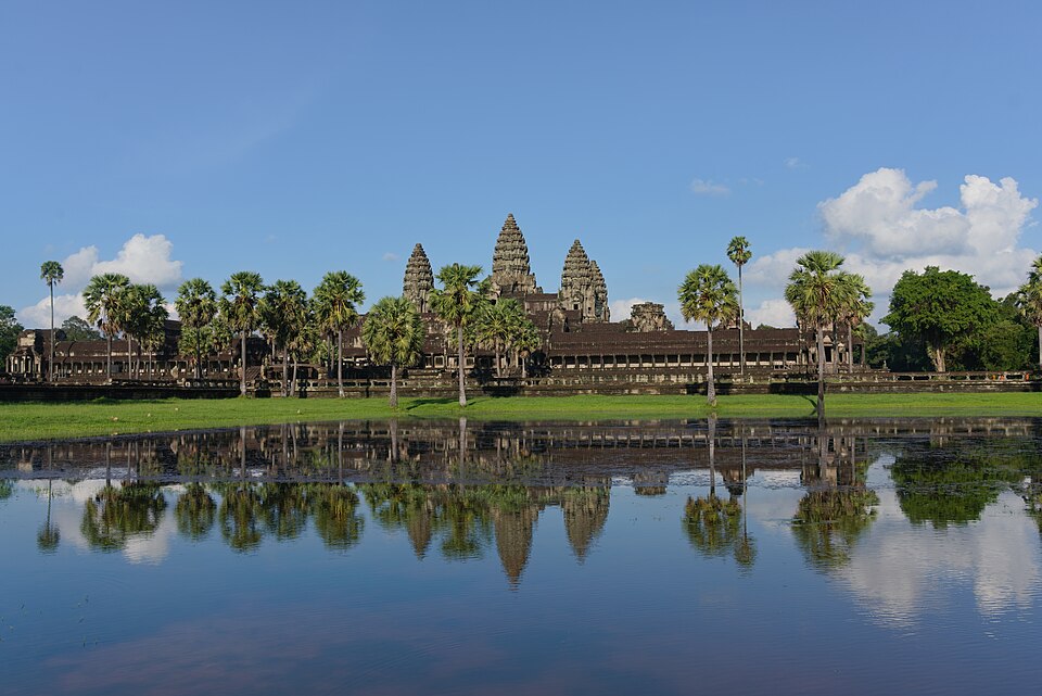 File:Angkor Wat with its reflection.jpg
